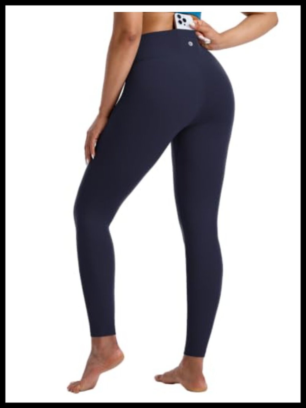 High Waisted Tummy Control Yoga Leggings Nylon Lycra Seamless Workout Pants
